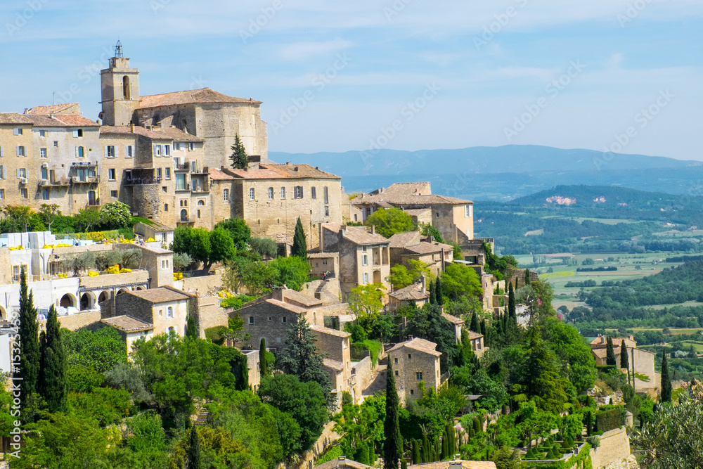 France, Southern France, Provence, Luberon, Gordes,Vaucluse Plateau.