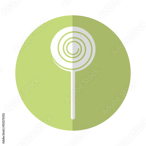 isolated lollipop candy on stick vector illustration graphic design