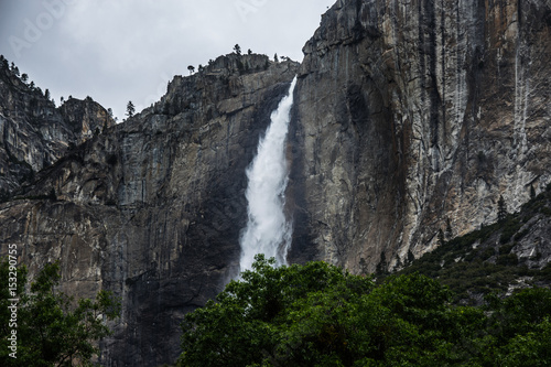 Waterfall in Yosemite National Park, California, USA