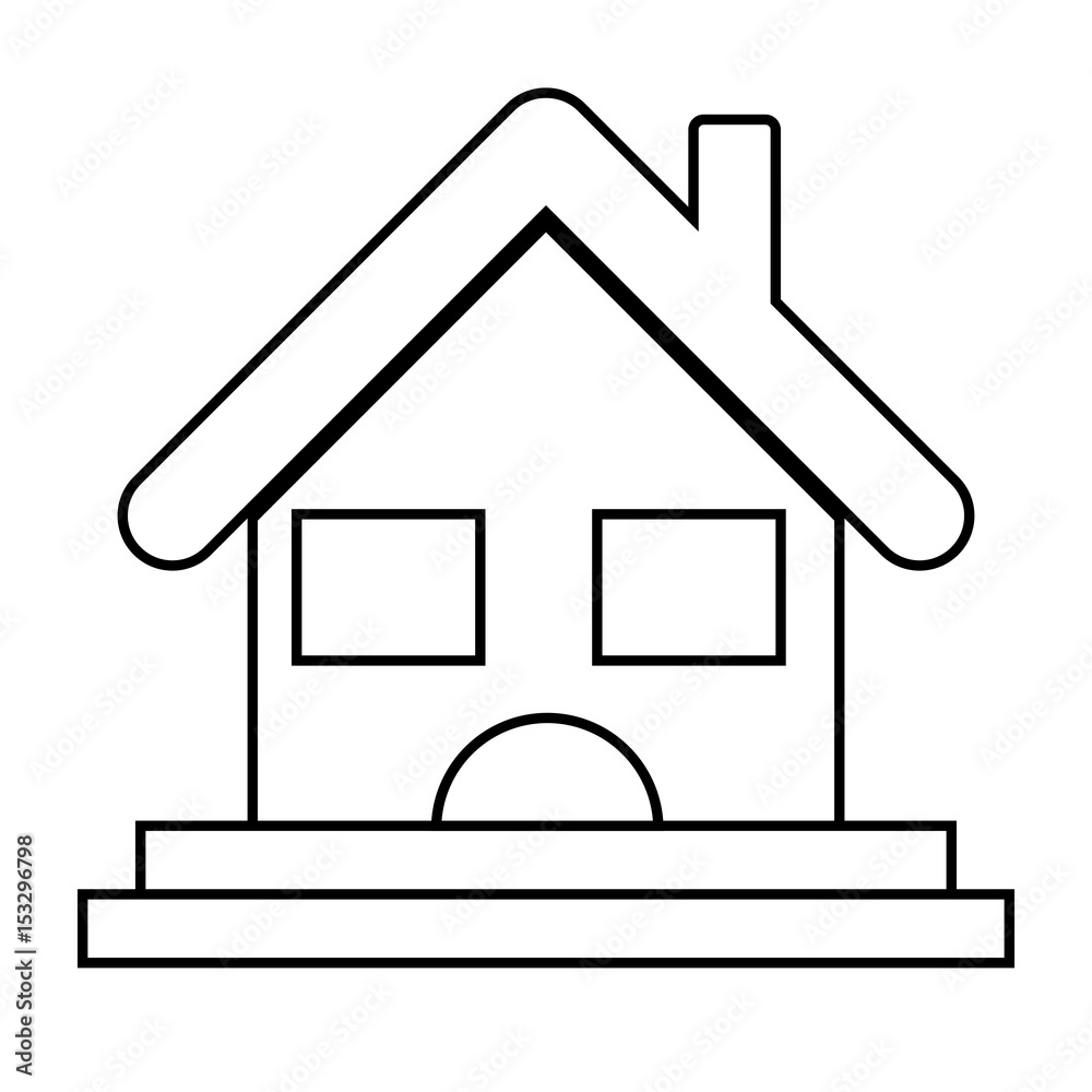 house icon over white background. vector illustration house icon over white background. vector illustration
