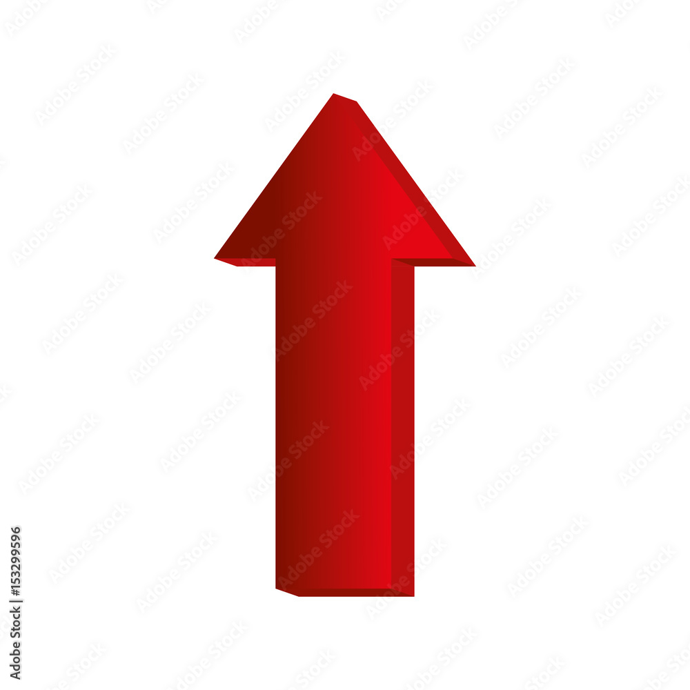 arrow icon over white background. vector illustration arrow icon over white background. vector illustration