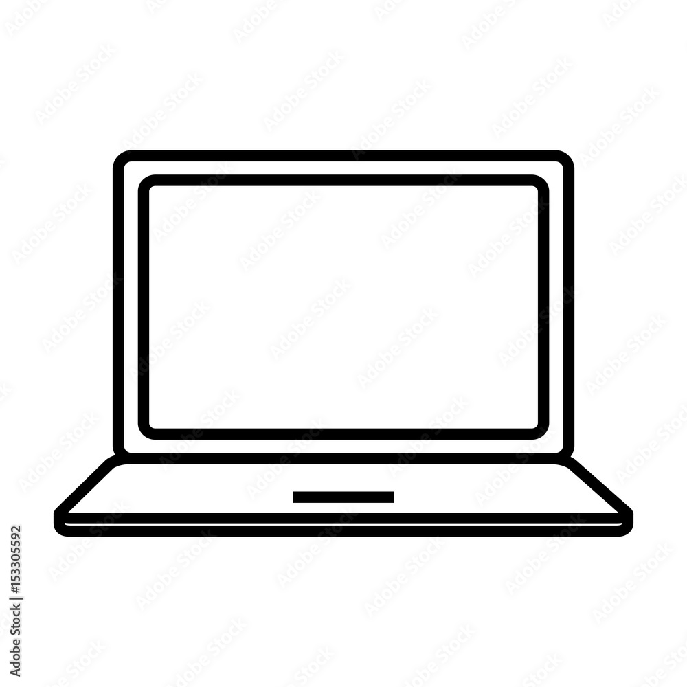 laptop computer icon over white background. vector illustration laptop computer icon over white background. vector illustration
