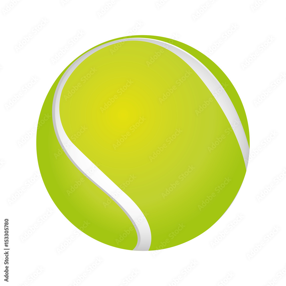 tennis ball icon over white background. vector illustration tennis ball icon over white background. vector illustration