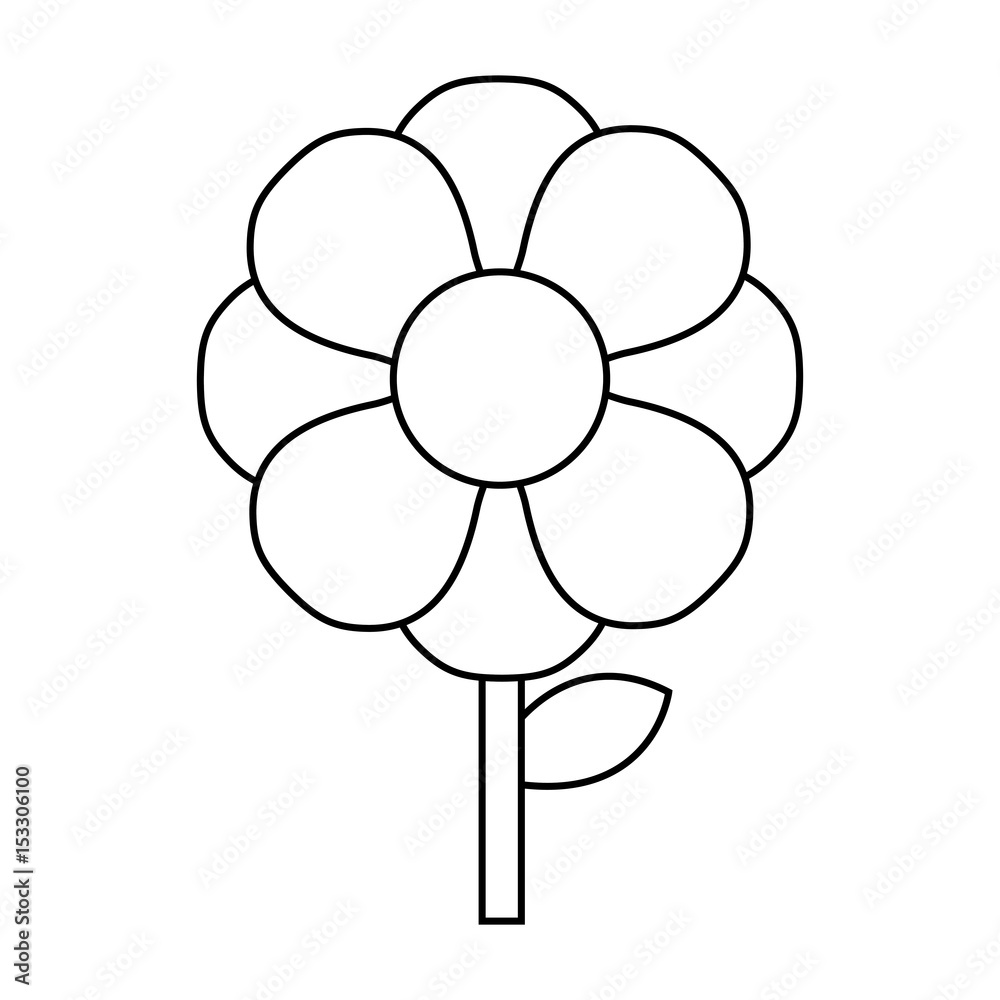 beautiful flower icon over white background. vector illustration beautiful flower icon over white background. vector illustration
