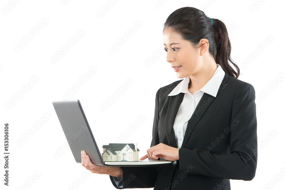 asian professional house agent working online asian professional house agent working online