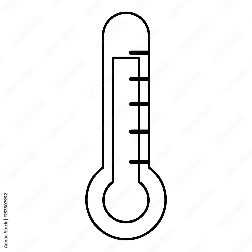 thermometer icon over white background. vector illustration thermometer icon over white background. vector illustration