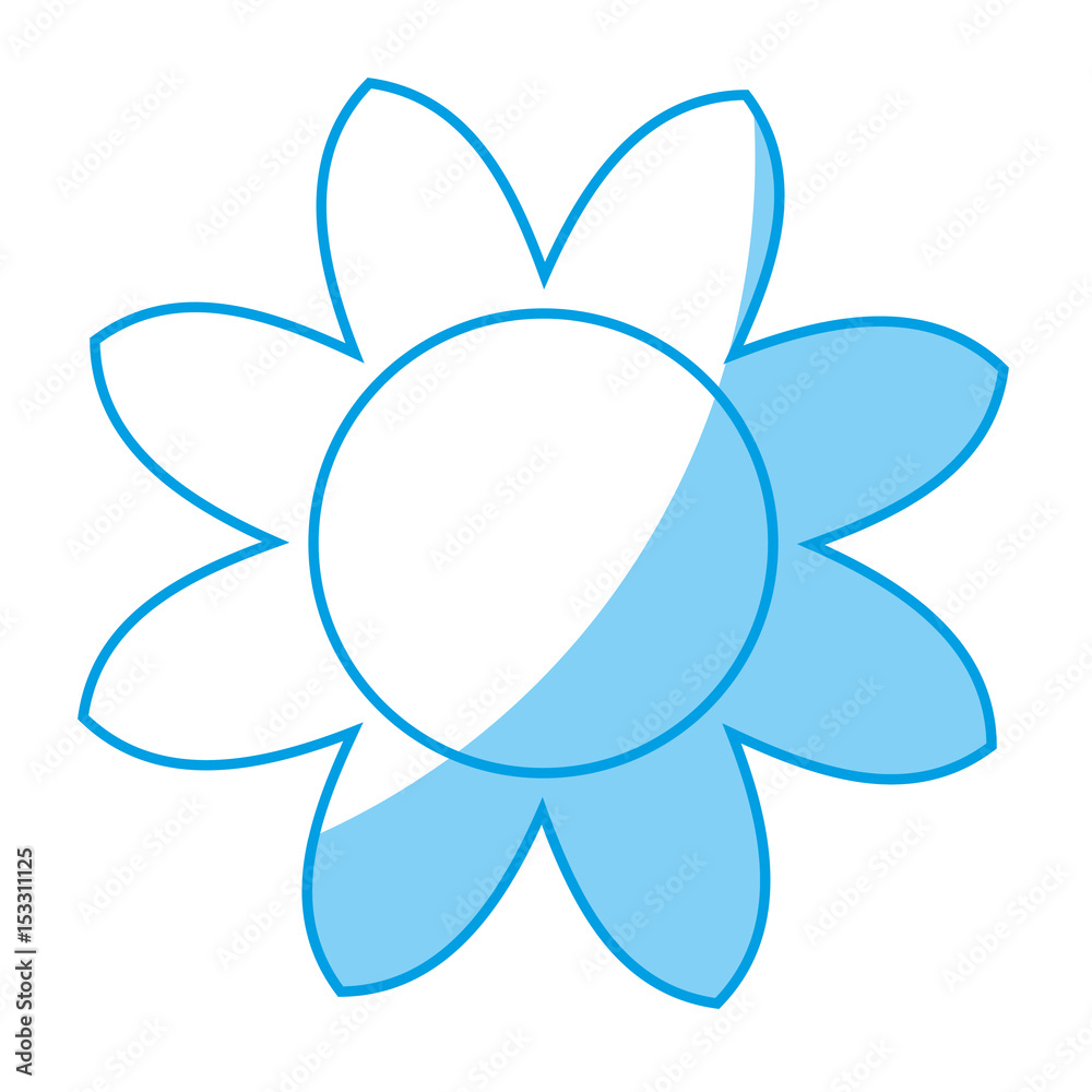 flower icon over white background. vector illustration flower icon over white background. vector illustration