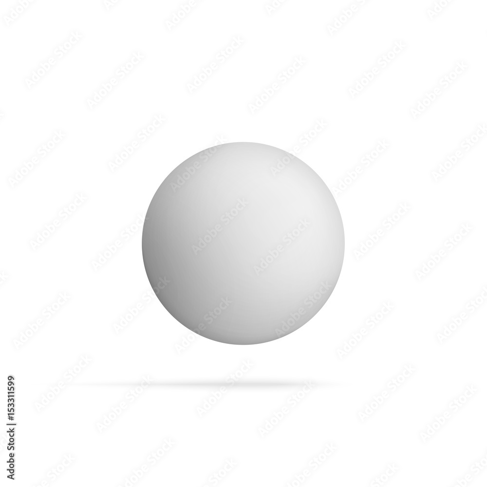 Realistic blank Sphere Shape flying in the Air Realistic blank Sphere Shape flying in the Air