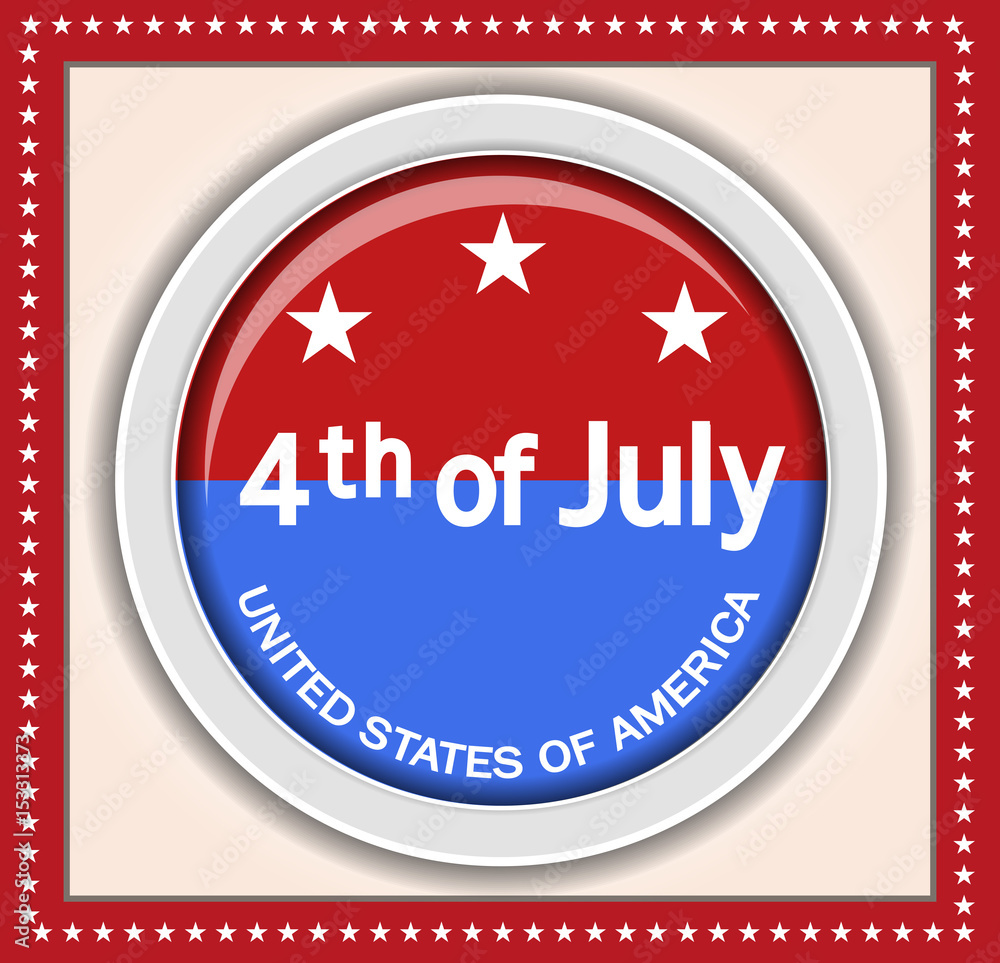 4th of July independence day vector background. 4th of July independence day vector background.