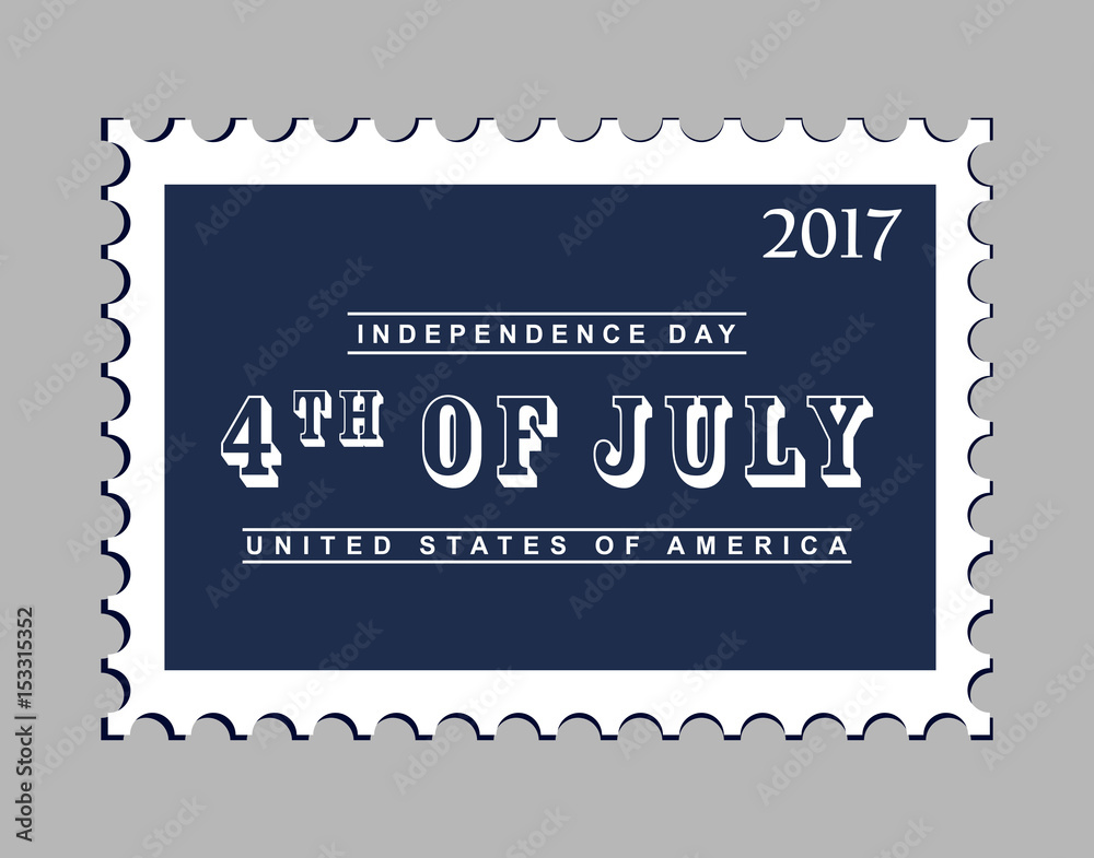 Obraz premium 4th of July independence day vector background.
