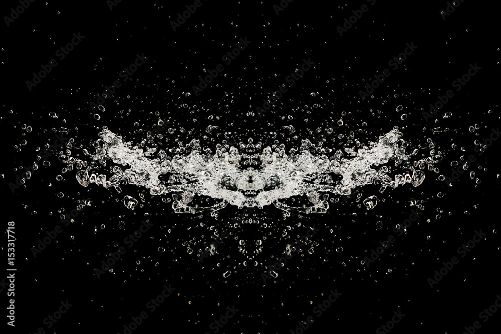 water splash isolated on white water splash isolated on white