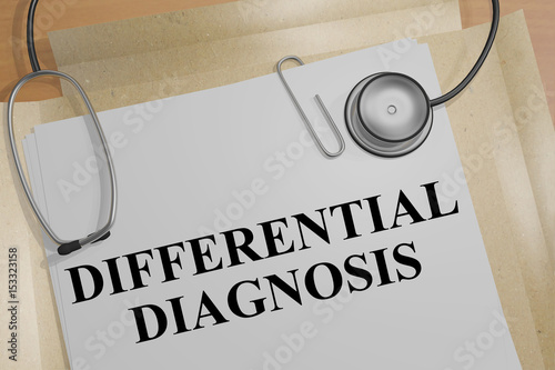 Fotografija Differential Diagnosis - medical concept