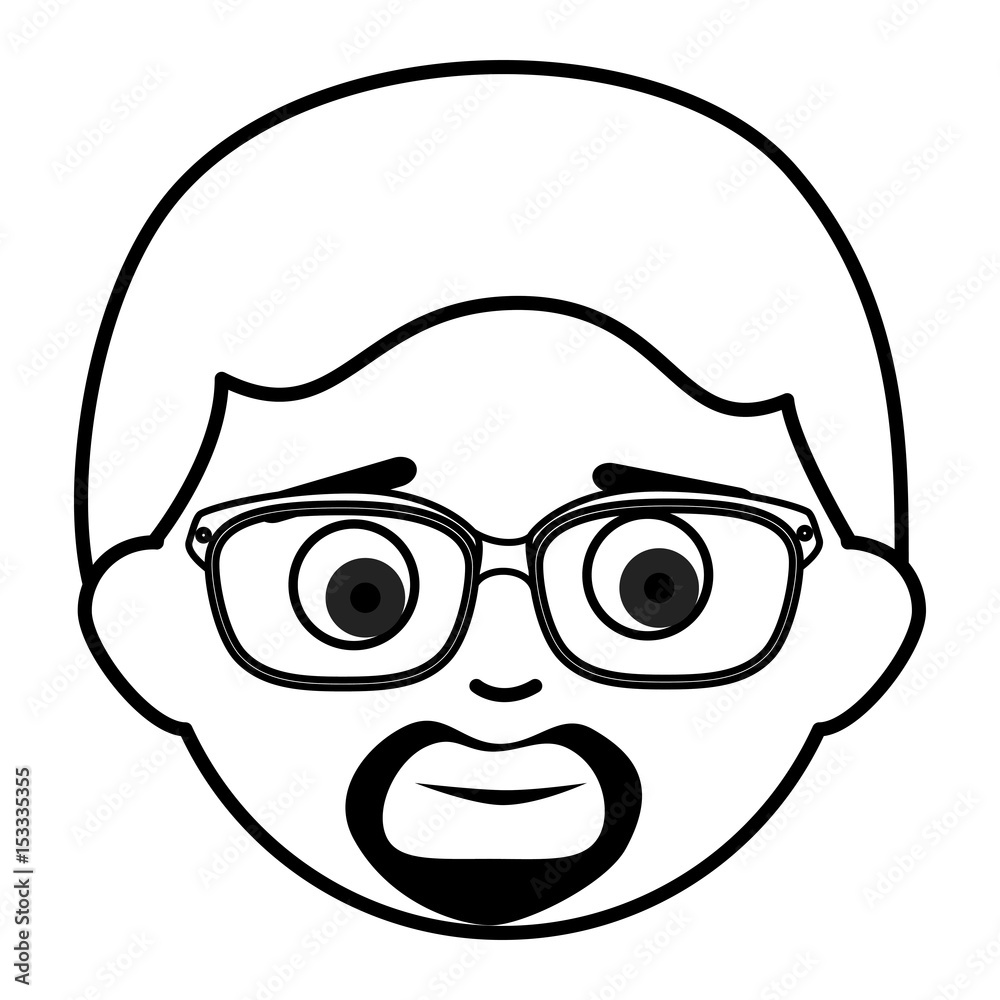 young man head avatar vector illustration design young man head avatar vector illustration design