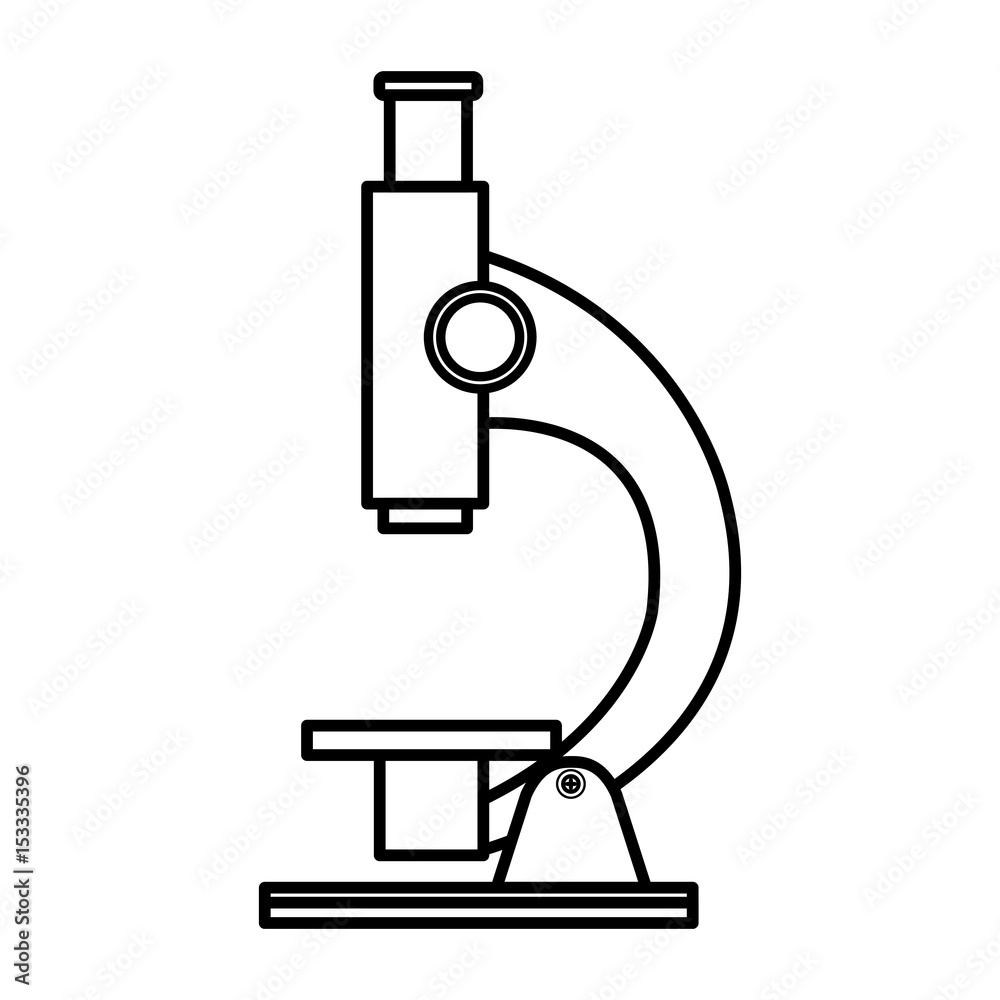 microscope laboratory isolated icon vector illustration design microscope laboratory isolated icon vector illustration design