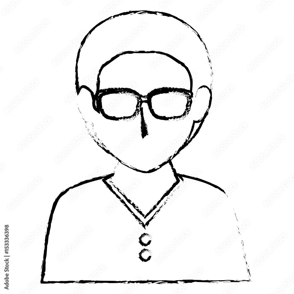 young man avatar character vector illustration design young man avatar character vector illustration design