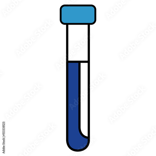 tube test isolated icon vector illustration design