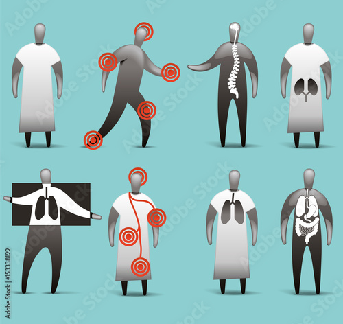 Health Care Patient Icon Set