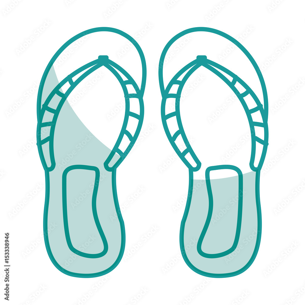flip flops isolated icon vector illustration design flip flops isolated icon vector illustration design