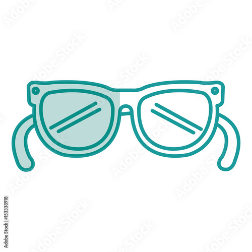 sunglasses device isolated icon vector illustration design