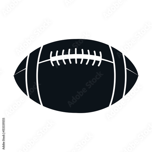 american football balloon icon vector illustration design