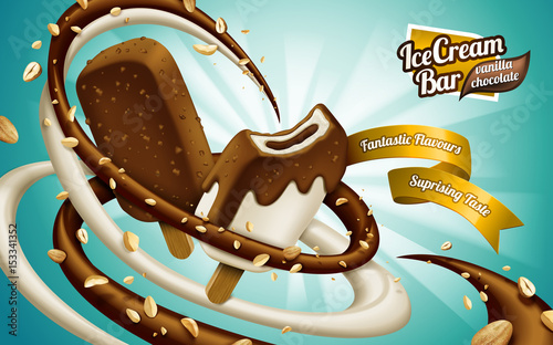ice cream bar ads
