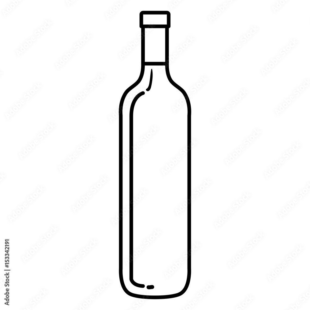 bottle wine isolated icon vector illustration design bottle wine isolated icon vector illustration design