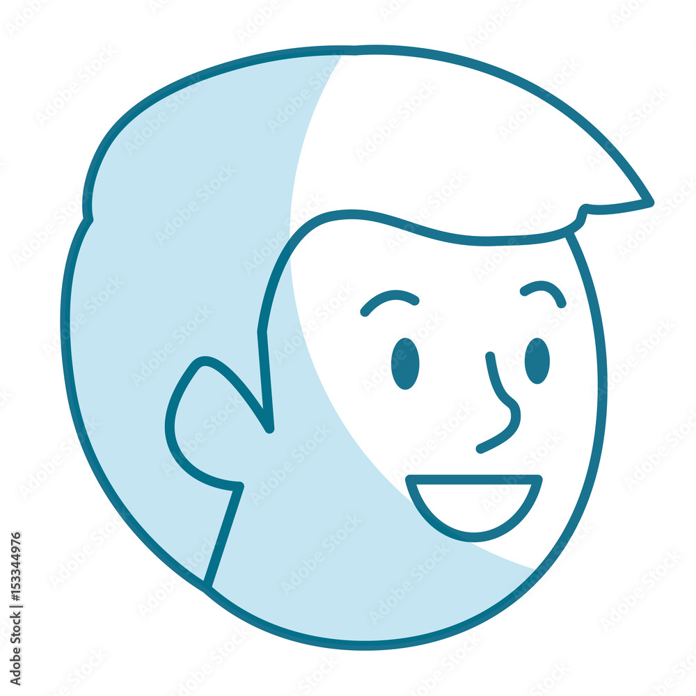 Fototapeta premium young man avatar character vector illustration design