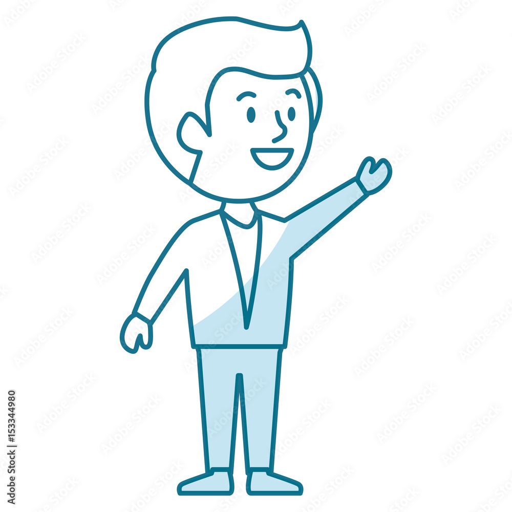 businessman worker isolated icon vector illustration design