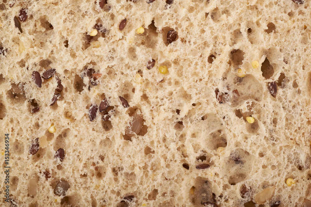 Fragment of a cumin bread texture