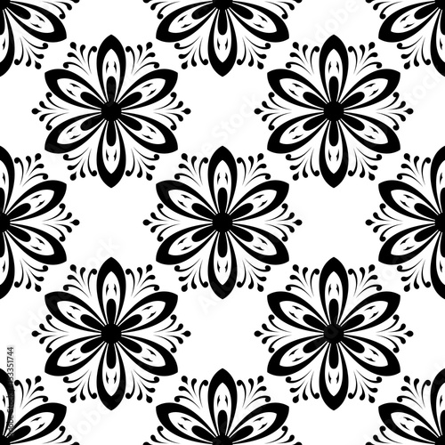 Floral seamless pattern. Abstract background