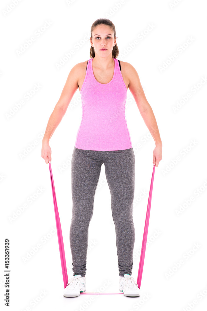 übung für arme und schulter mit dem fitnessband übung für arme und schulter mit dem fitnessband
