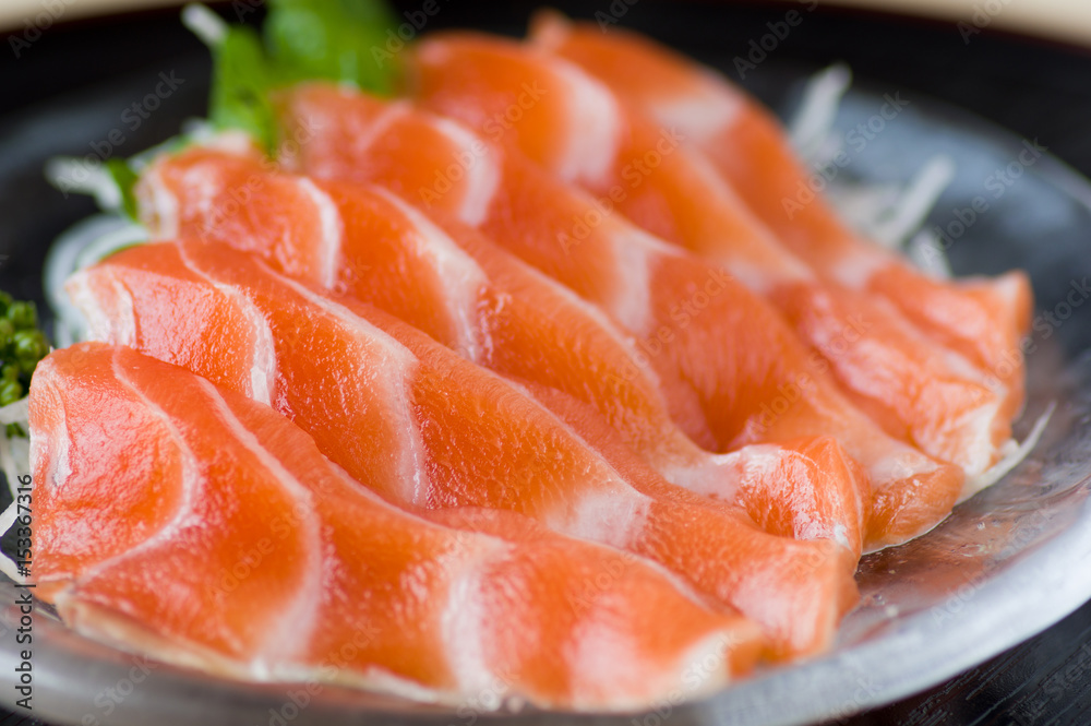 サーモンの刺身 サーモンの刺身