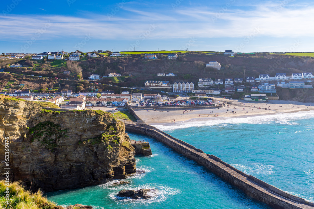 Fototapeta premium Portreath Cornwall England UK