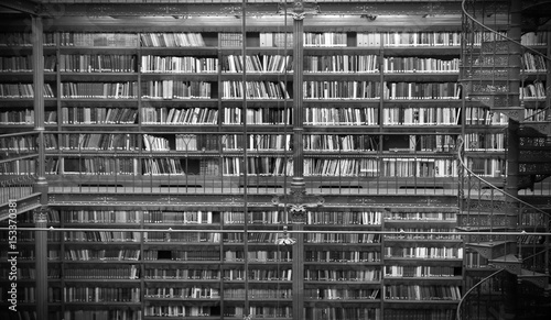Canvas Print Old Library in Amsterdam