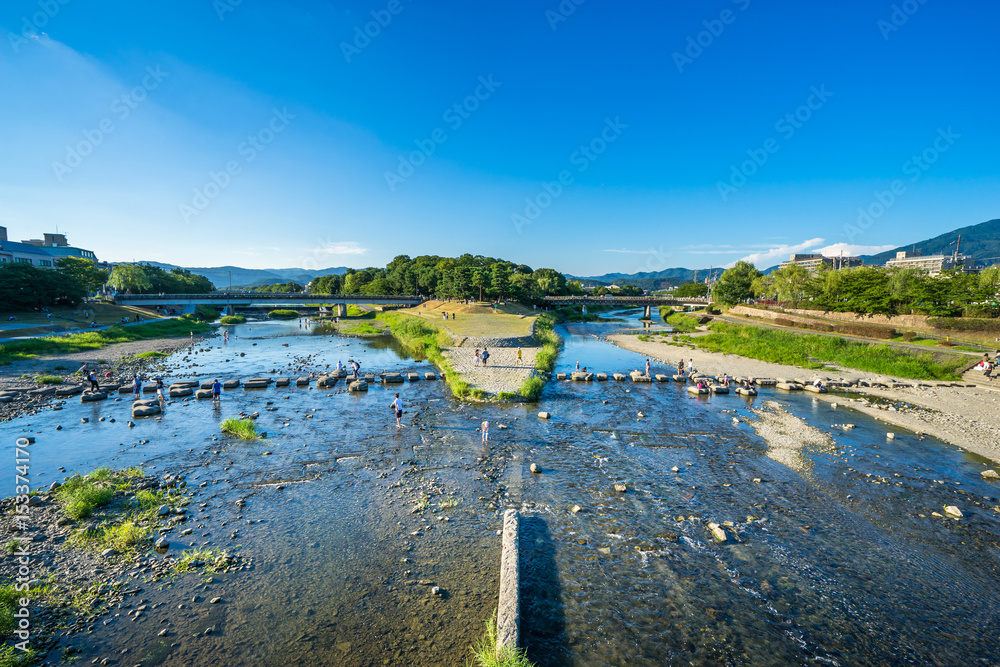Fototapeta premium 京都 鴨川デルタ