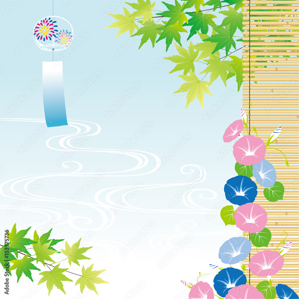 夏の背景イラスト Stock Vector Adobe Stock 夏の背景イラスト Stock Vector Adobe Stock