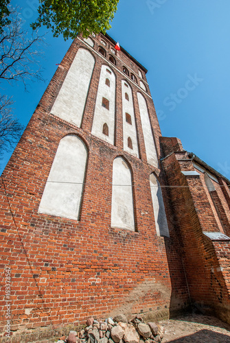 Medieval brick church