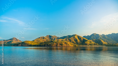 Bild auf Leinwand Komodo Islands when the sun is rising