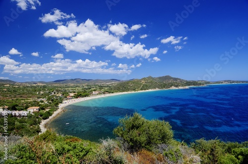 Villasimius beach in Sardinia © iza_miszczak