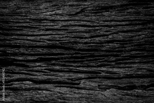 Black wood textured close up background.