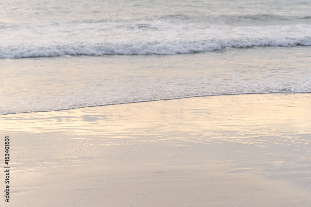 Wave on to the beach Wave on to the beach