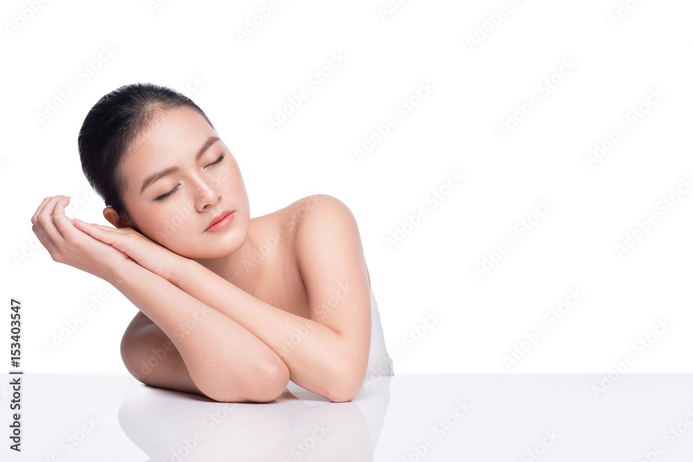 Youth and Skin Care Concept. Beauty Spa Asian Woman with perfect skin Portrait. Youth and Skin Care Concept. Beauty Spa Asian Woman with perfect skin Portrait.
