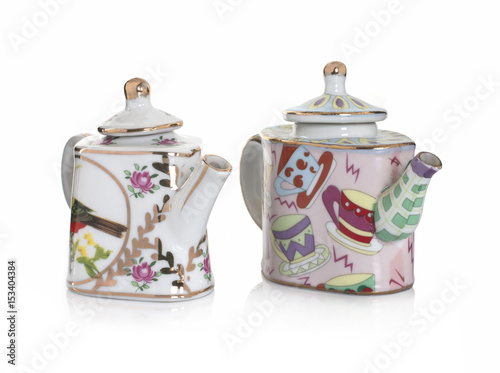 Teapot for tea on white background. Isolated
