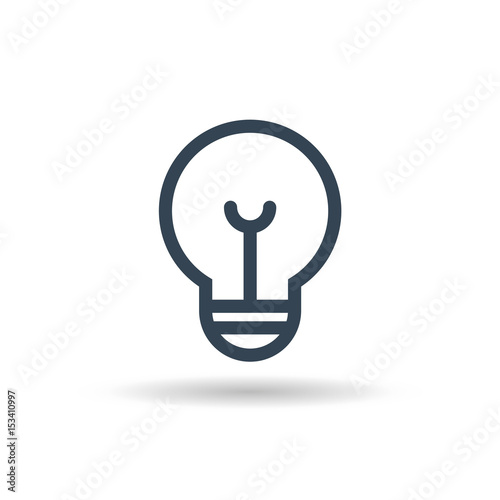 Ligth Lamp icon vector. Vector illustration eps10.