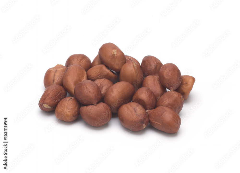 peanuts isolated on white background peanuts isolated on white background