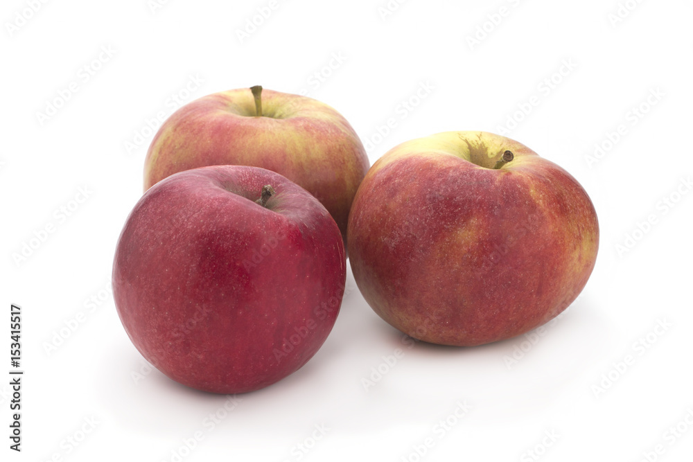 Fresh red apple isolated on white. With clipping path Fresh red apple isolated on white. With clipping path