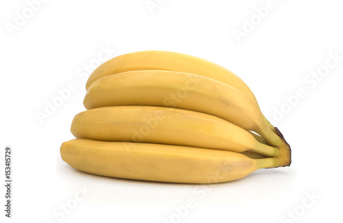 Bananas on a white background. Isolated