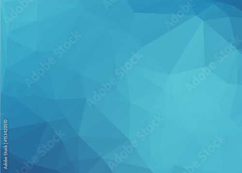 Abstract blue vector modern polygon background