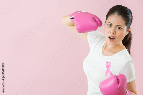 angry woman fight for illness disease