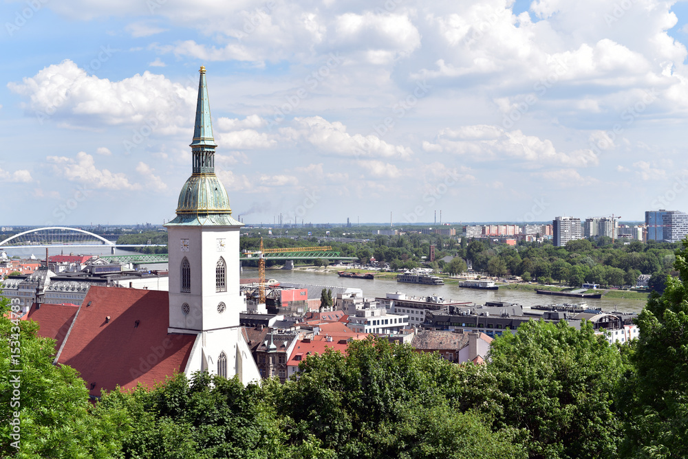 Tower of St Martin Cathedral, Bratislava, Slovakia